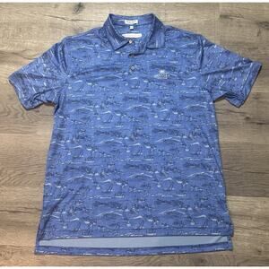 Peter Millar L Summer Comfort Crown Performance Golf Polo Shirt Italian Escape